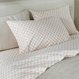 Patina Vie Maison Bed Sheets 100% Cotton Percale Floral Printed Cool & Crisp Sheet Set