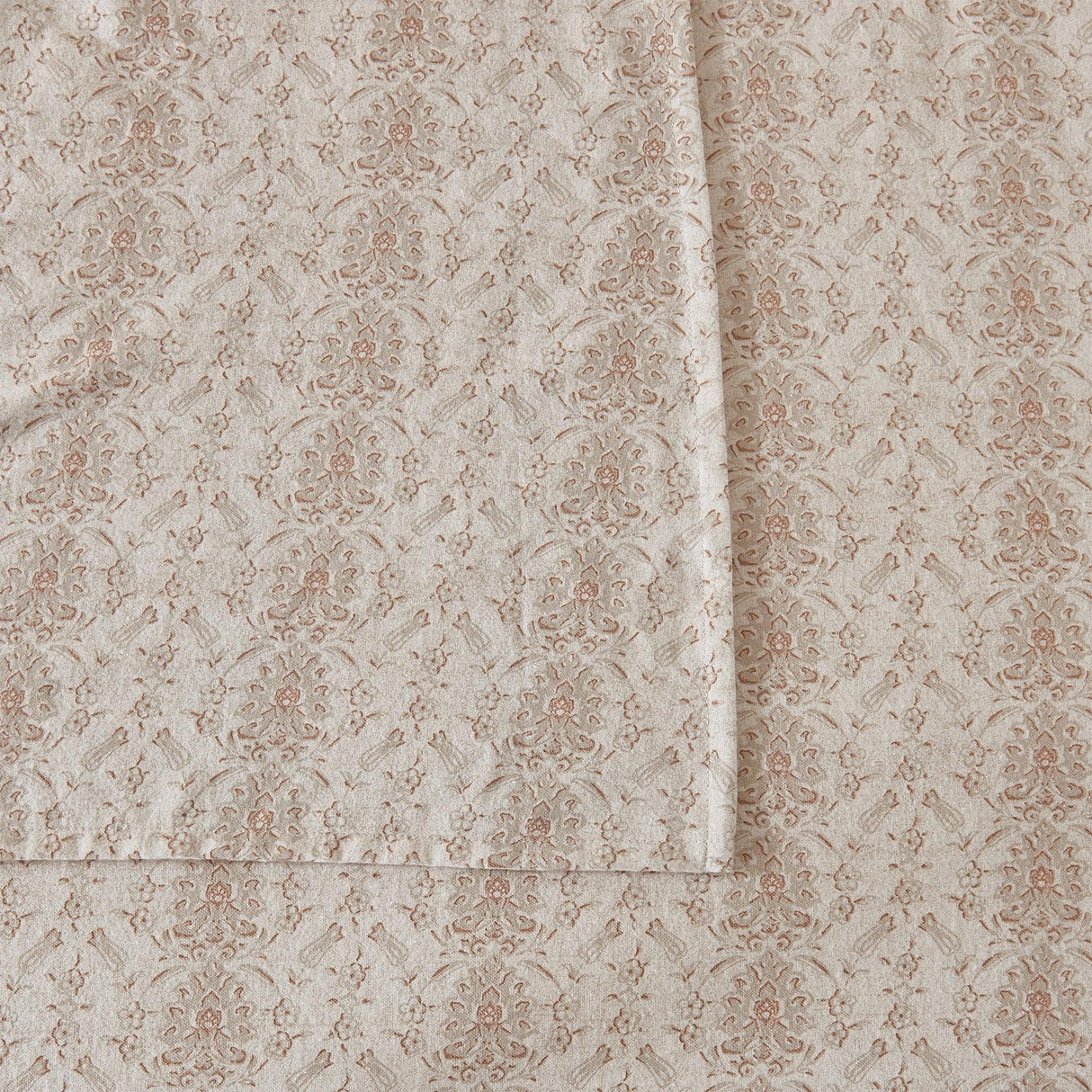 Patina Vie Maison Bed Sheets 100% Cotton Vintage Floral Printed Flannel Sheet Set