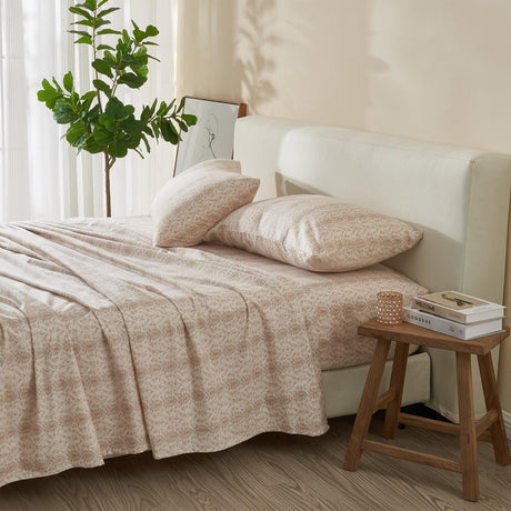 100%-cotton-vintage-floral-printed-flannel-sheet-set-Bed-Sheets