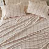 Patina Vie Maison Bed Sheets 100% Cotton Vintage Floral Printed Flannel Sheet Set