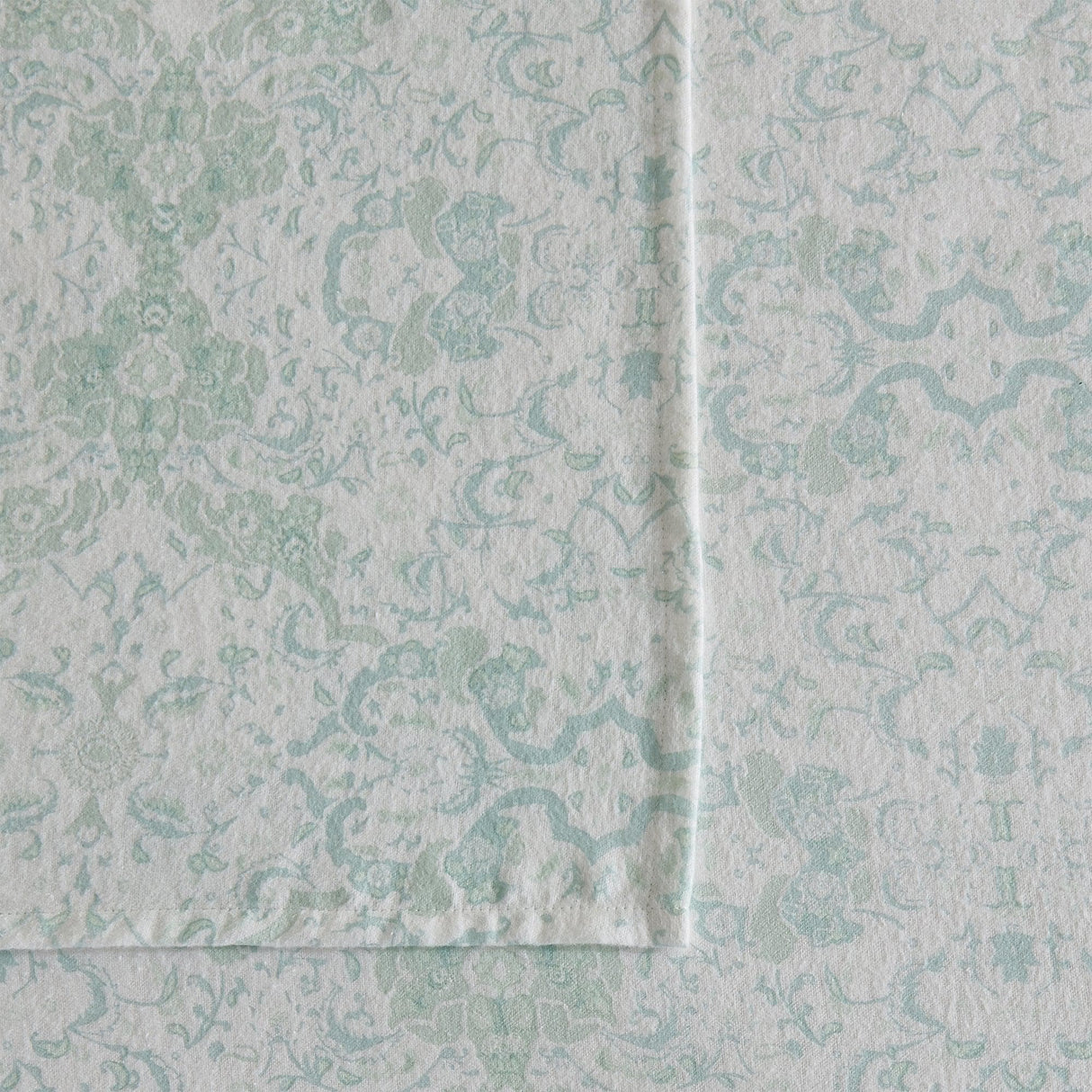 Patina Vie Maison Bed Sheets 100% Cotton Vintage Floral Printed Flannel Sheet Set