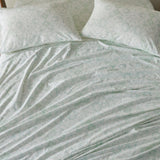 Patina Vie Maison Bed Sheets 100% Cotton Vintage Floral Printed Flannel Sheet Set