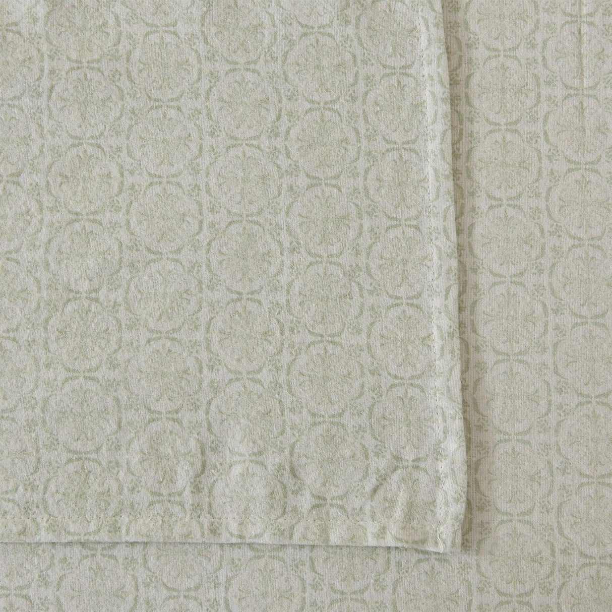 Patina Vie Maison Bed Sheets 100% Cotton Vintage Floral Printed Flannel Sheet Set