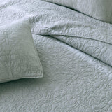 Patina Vie Maison Quilts & Comforters 100% Cotton Quilt Set with Boho Stitched Detail