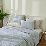 Patina Vie Maison Quilts & Comforters 100% Cotton Quilt Set with Boho Stitched Detail