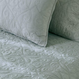 Patina Vie Maison Quilts & Comforters 100% Cotton Quilt Set with Boho Stitched Detail