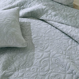 Patina Vie Maison Quilts & Comforters 100% Cotton Quilt Set with Boho Stitched Detail