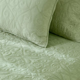 Patina Vie Maison Quilts & Comforters 100% Cotton Quilt Set with Boho Stitched Detail