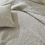 Patina Vie Maison Quilts & Comforters 100% Cotton Quilt Set with Boho Stitched Detail
