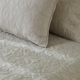 Patina Vie Maison Quilts & Comforters 100% Cotton Quilt Set with Boho Stitched Detail