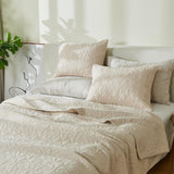 Patina Vie Maison Quilts & Comforters 100% Cotton Quilt Set with Boho Stitched Detail