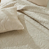 Patina Vie Maison Quilts & Comforters 100% Cotton Quilt Set with Boho Stitched Detail