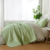 Patina Vie Maison Quilts & Comforters 100% Cotton Quilt Set with Boho Stitched Detail