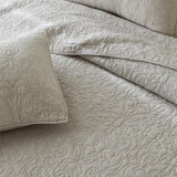 Patina Vie Maison Quilts & Comforters 100% Cotton Quilt Set with Boho Stitched Detail