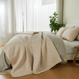 Patina Vie Maison Quilts & Comforters 100% Cotton Quilt Set with Boho Stitched Detail