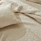 Patina Vie Maison Quilts & Comforters 100% Cotton Quilt Set with Boho Stitched Detail
