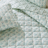 Patina Vie Maison Quilts & Comforters Boho Floral Inspired Reversible Quilt Set with Shams