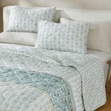 Patina Vie Maison Quilts & Comforters Boho Floral Inspired Reversible Quilt Set with Shams