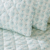 Patina Vie Maison Quilts & Comforters Boho Floral Inspired Reversible Quilt Set with Shams
