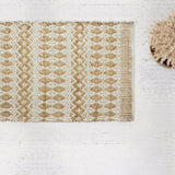 Patina Vie Maison Rugs 2'3" x 3'8" / Terracotta / Natural Geometric Boho Inspired Woven Geometric Accent Rugs