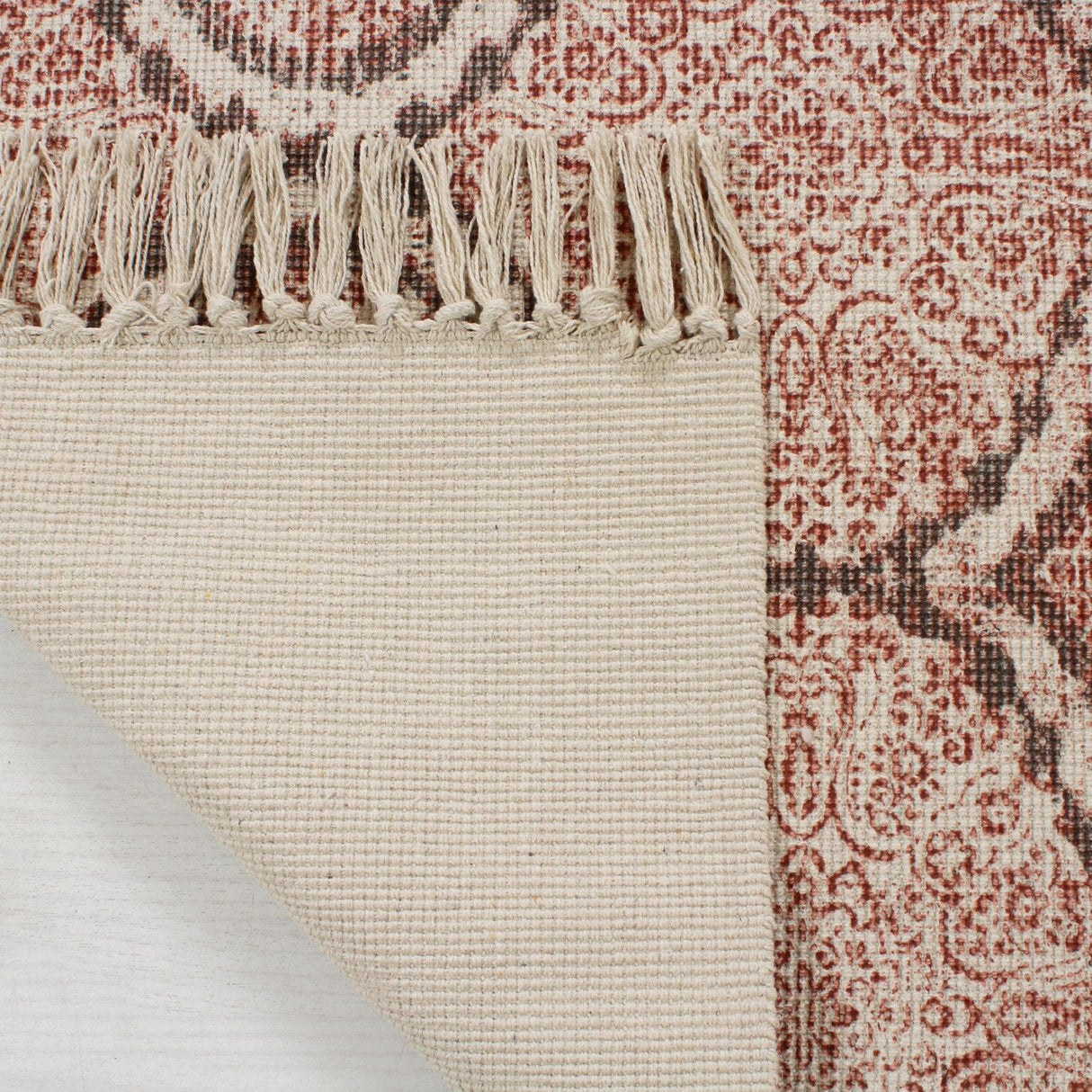 Patina Vie Maison Rugs Hand Tufted Boho Accent Rug with Tassels