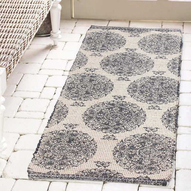 Hand-tufted-cotton/jute-flatweave-boho-rug-Area-Rugs