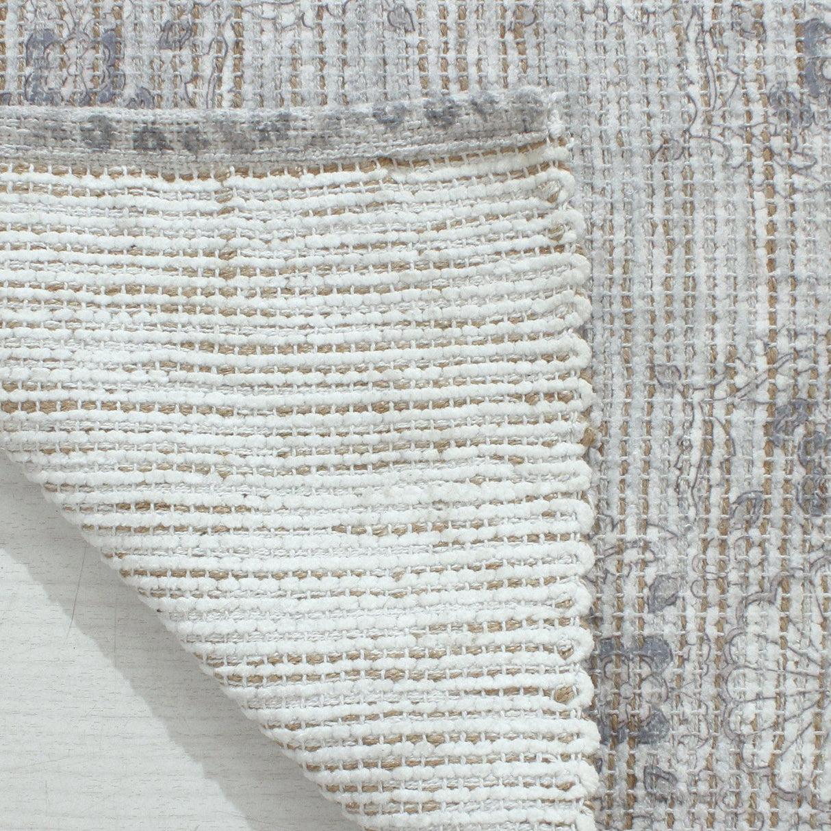 Patina Vie Maison Rugs Hand Tufted Cotton/Jute Flatweave Boho Rug