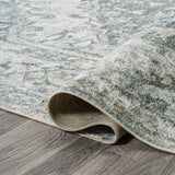 Pavel Distressed Medallion Low - Pile Machine - Washable Runner Rug - Tuesday Morning - Runner Rugs