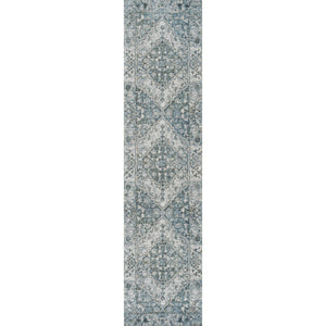 Pavel Distressed Medallion Low - Pile Machine - Washable Runner Rug - Tuesday Morning - Runner Rugs