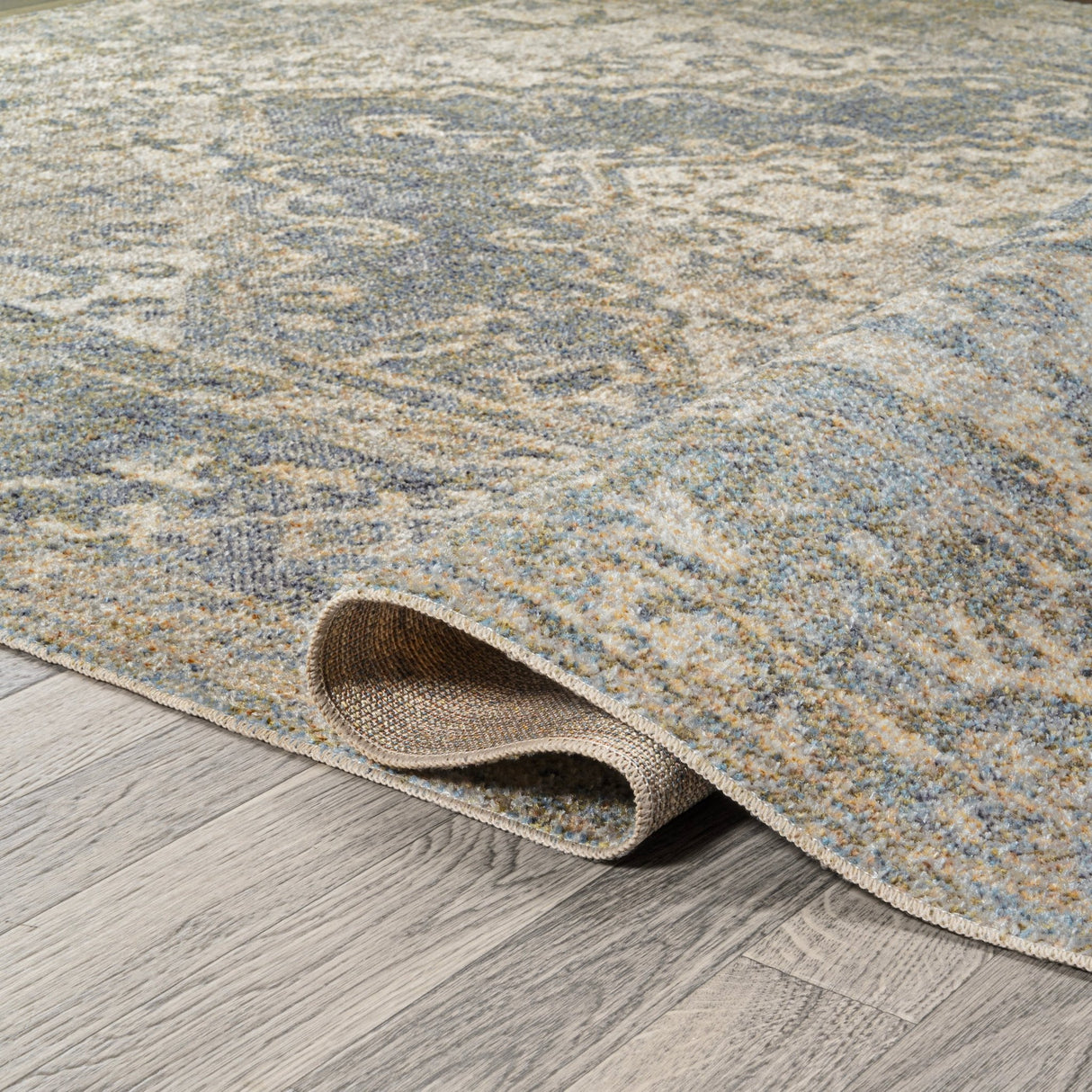 Pavel Distressed Medallion Low - Pile Machine - Washable Runner Rug - Tuesday Morning - Runner Rugs
