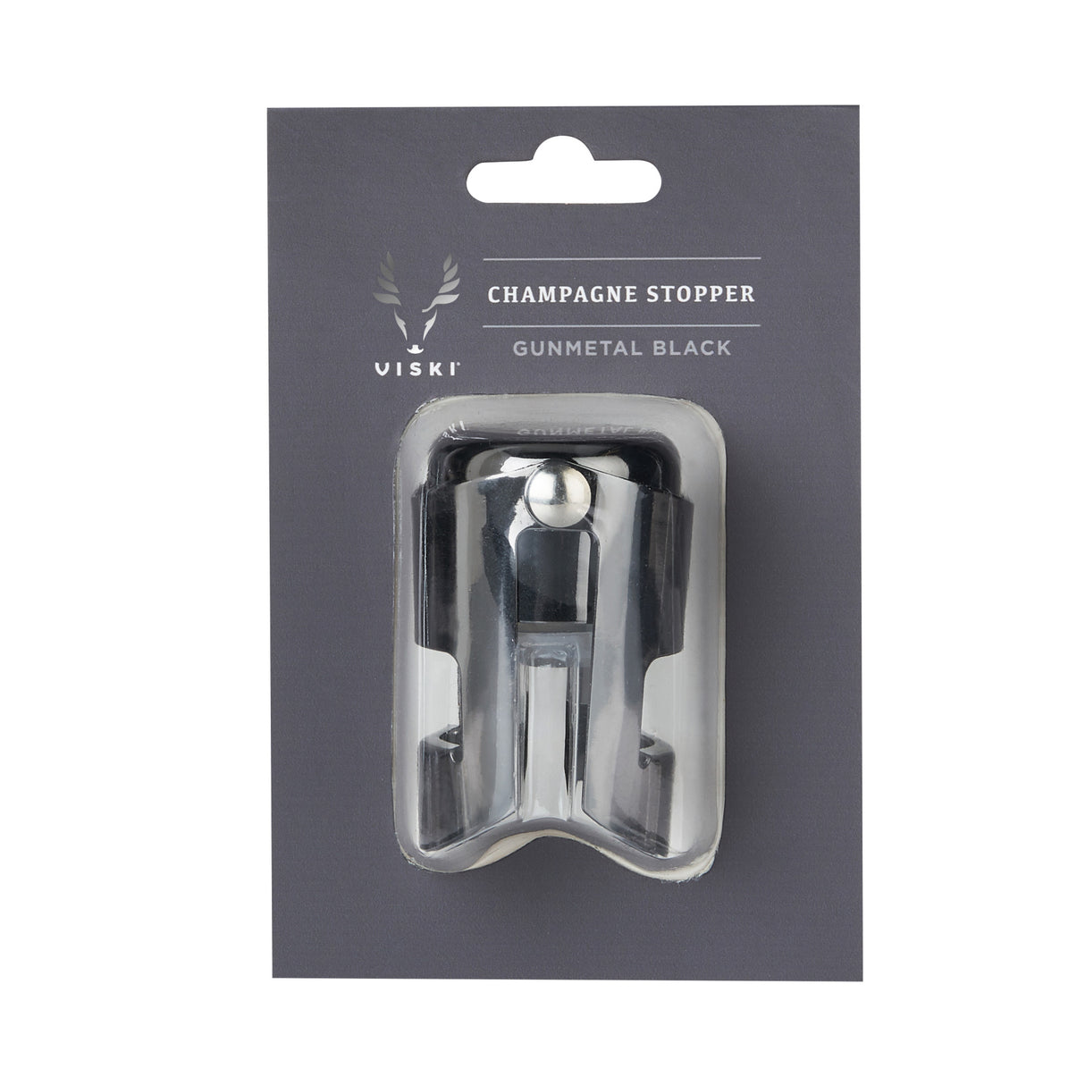 Gunmetal champagne stopper by viski®