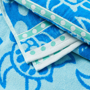 Cotton Velour Beach Towels 2-Pack - Maui Collection