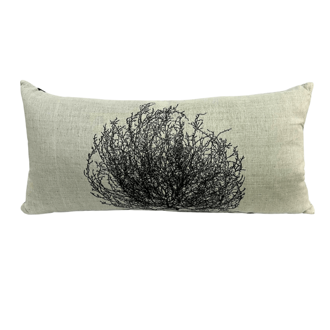 Peacock Alley Reversible Wool Throw Pillow 14 X 30 Tumbleweed Pattern - Tuesday Morning - Throw Pillows