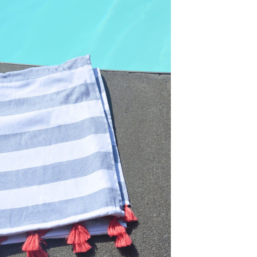 Peacock alley seagrass beach towel - Tuesday Morning - Beach Towels