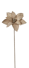 12" Poinsettia Pick -