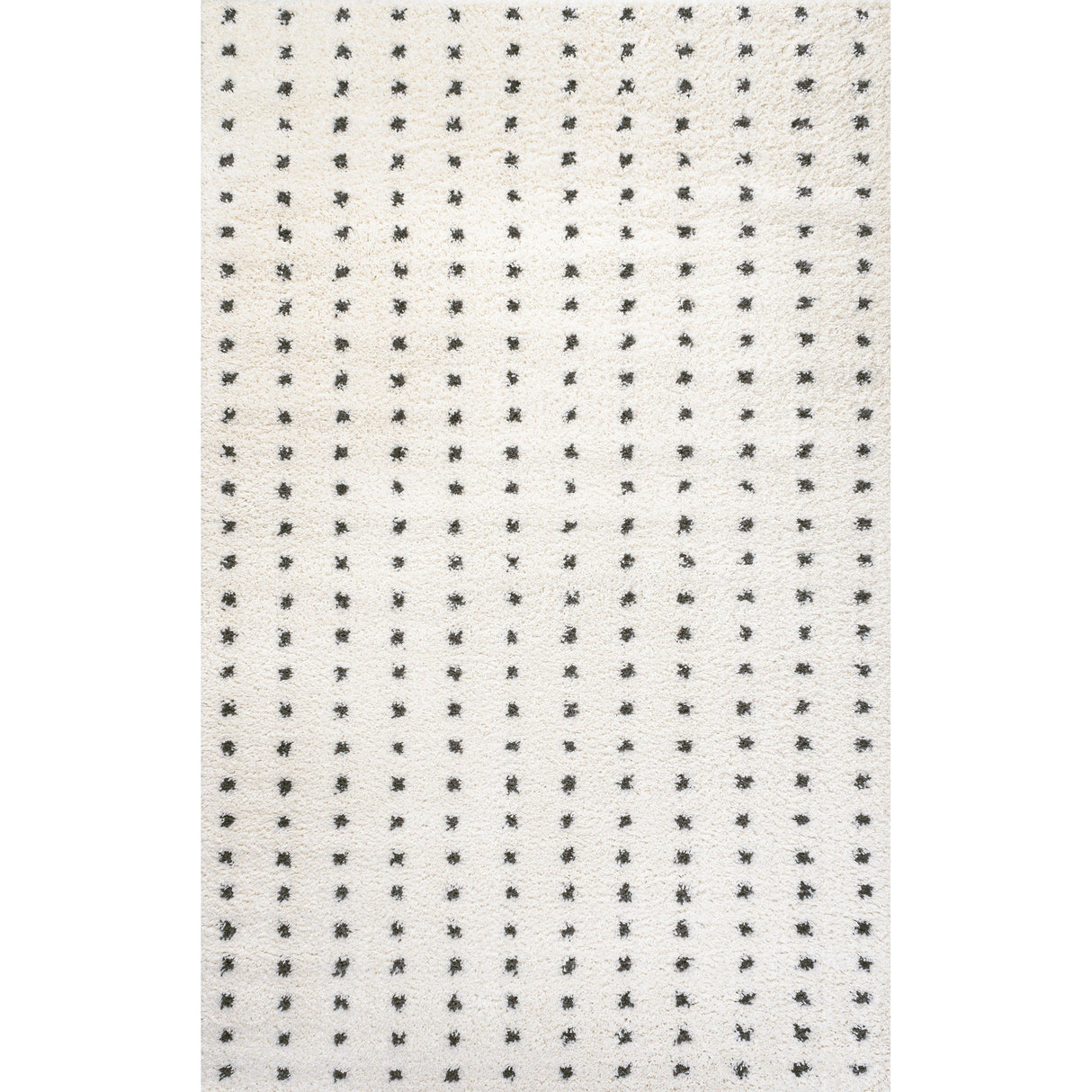 Pele Modern Geometric Dot Shag Area Rug - Tuesday Morning - Area Rugs