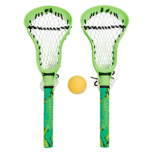 Hydro Waterproof Lacrosse Game Set - Green with Green Handles