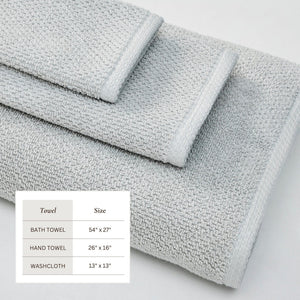 Cotton Textured Bath Towel Set - Acacia Collection