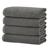 Cotton textured bath towel set - acacia collection