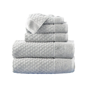 Cotton Diamond Waffle Weave Bath Towel Set - Grayson Collection