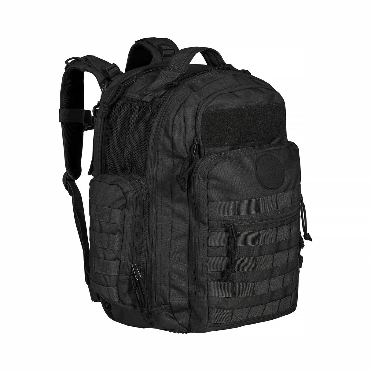 Phil & Jack Dad Diaper Bag Backpack, Baby Diaper Bag with Changing Station, Tactical Military Style, Womens Mens Diaper Bag (Black)