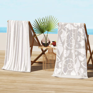 Cotton Velour Beach Towels 2-Pack - Maui Collection