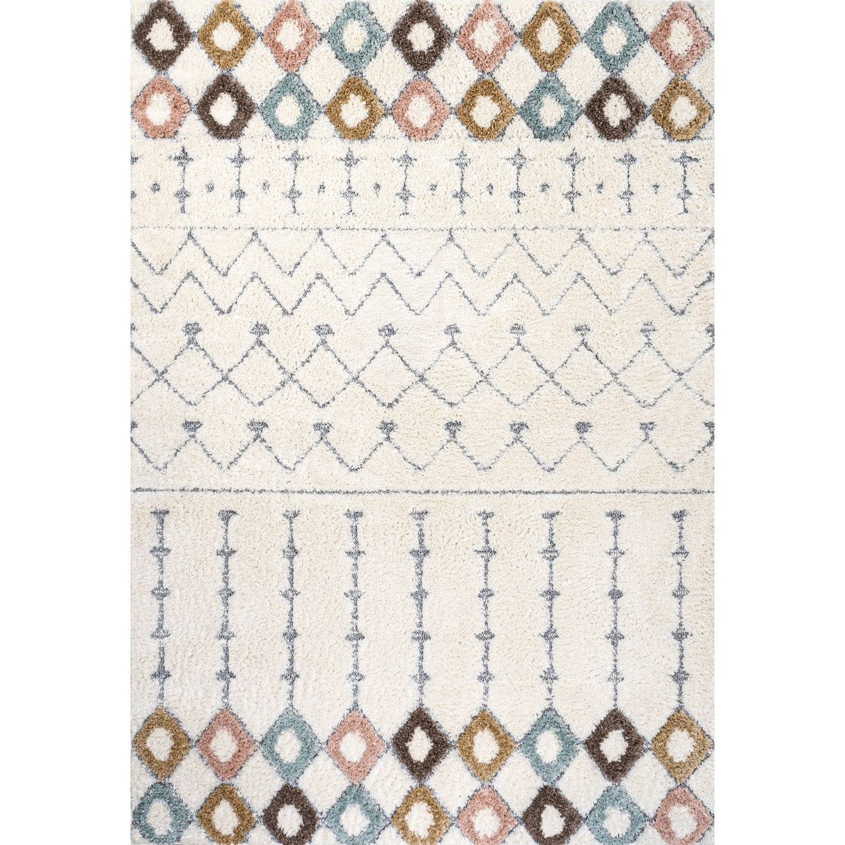 Pia Moroccan Trellis Plush Carved Area Rug - Tuesday Morning - Area Rugs