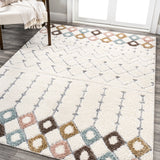 Pia Moroccan Trellis Plush Carved Area Rug - Tuesday Morning - Area Rugs