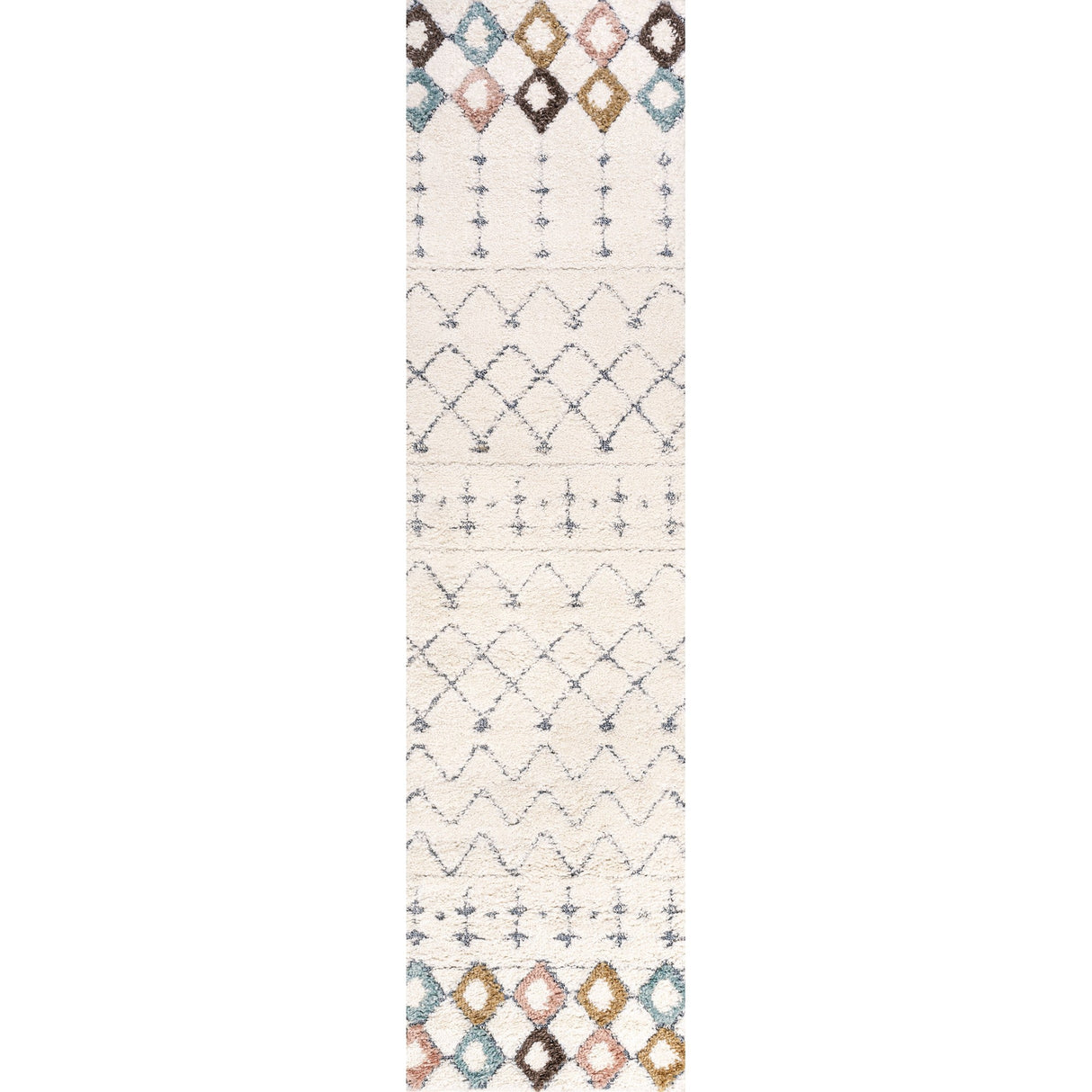 Pia Moroccan Trellis Plush Carved Runner Rug - Tuesday Morning - Runner Rugs