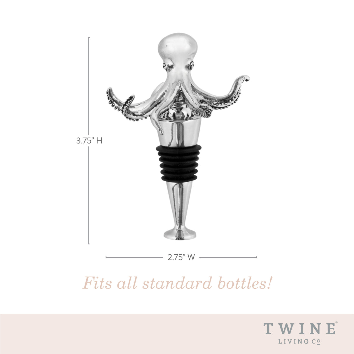 Octopus bottle stopper by twine®