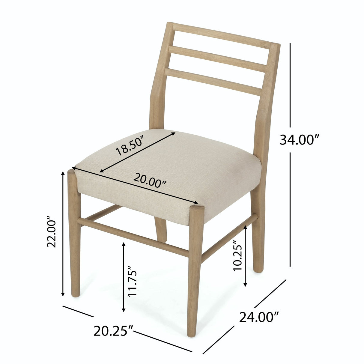 Pinnacle Dining Chair Set of 2 - Dining Chairs