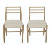 Pinnacle Dining Chair Set of 2 by GigaTech in Beige or Grey