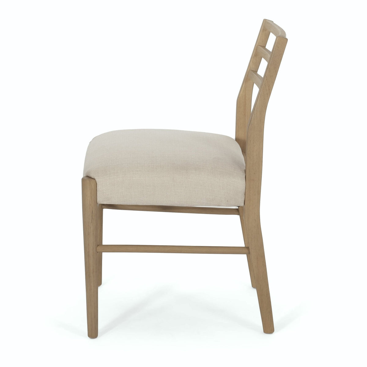 Pinnacle Dining Chair Set of 2 with Upholstered Seat - Beige or Grey