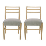 Pinnacle Dining Chair Set of 2 by GigaTech in Beige or Grey